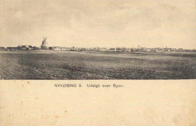 Udsigt ind over Nykøbing Sj. ca. 1920 (B90057)