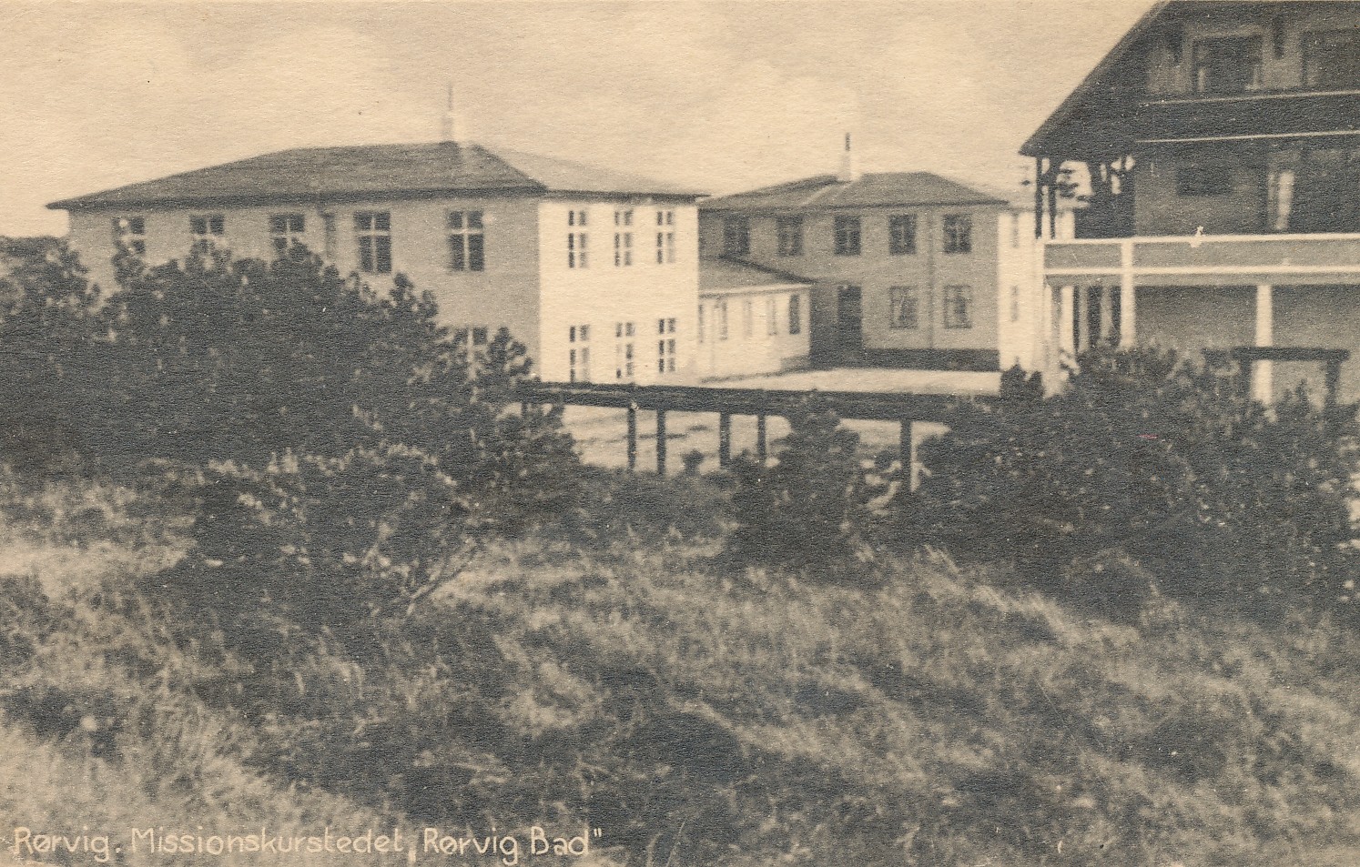 Missionskurstedet, tilbygninger  - ca. 1935   (B95162)