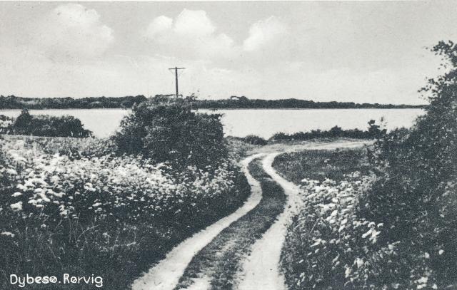 Tilkørsel til Dybesø  - 1940  (B95182)