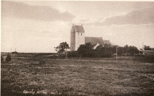 Rørvig kirke   - ca. 1915  (B95322)