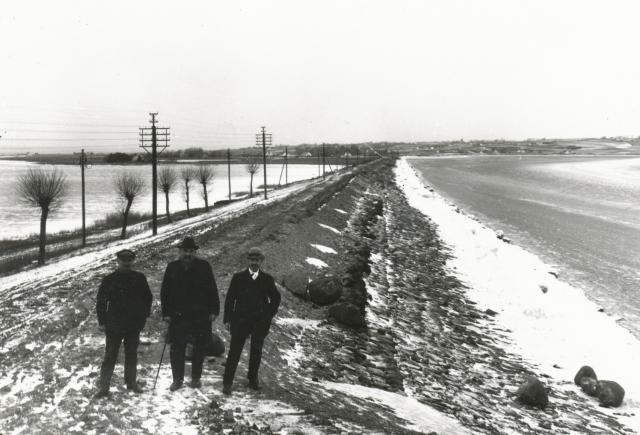 Audebodæmningen efter reparation - december 1921 (B3208)