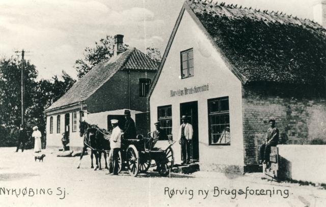 Brugsforening - Rørvig ca. 1915  (B95534)