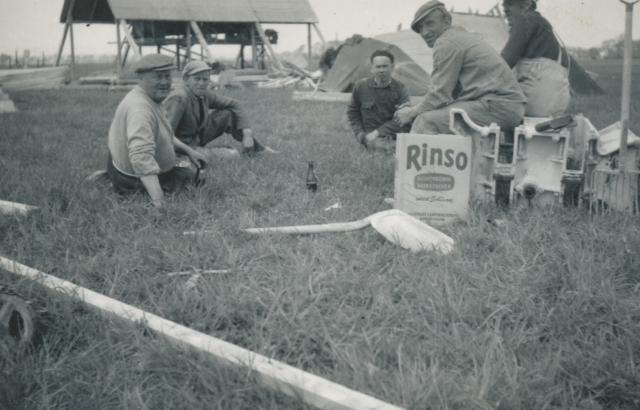 Skallegravning. Hagesholm - ca. 1950 (B3261)