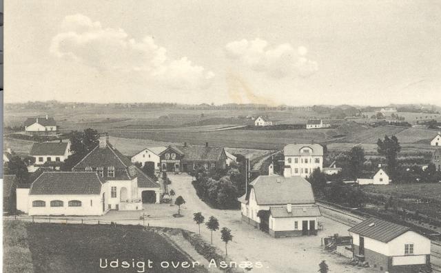 Udsigt over Asnæs omkring 1908 (B2062)