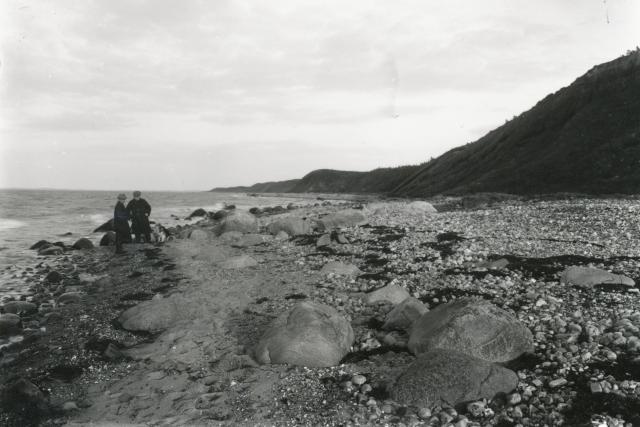 Stranden ved Knarbos Klint - ca. 1930 (B3296)