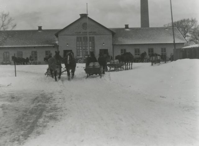 Asnæs Andelsmejeri. Mælkekørsel - ca. 1940 (B3327)