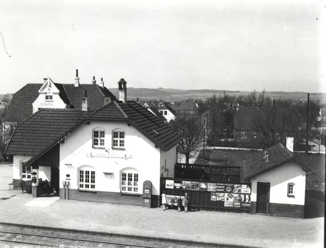 Stationsbyen sidst i 1950'erne (B2085)