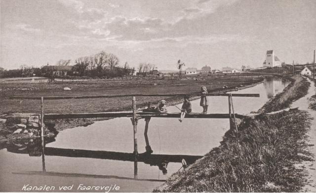 Kanalen ved Fårevejle - ca. 1905 (B3393)