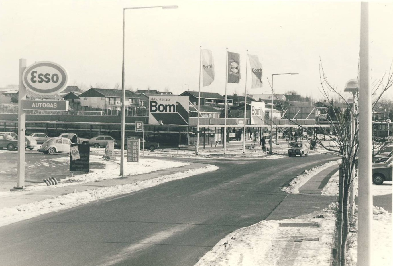 Asnæs. Storegade-Centervejen mod nordøst - 1983 (B1827)