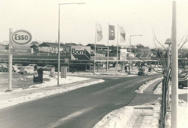 Asnæs. Storegade-Centervejen mod nordøst - 1983 (B1827)
