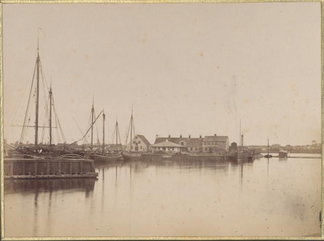 Havnen i Nykøbing - ca. 1900 (B90866)