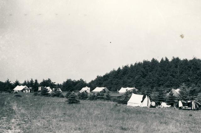 Camping - Nordstrand ca. 1950 (B90986)