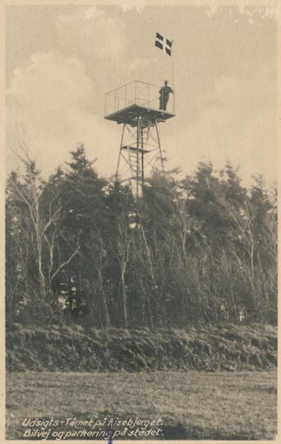 Udsigtstårnet på Risebjerget - ca. 1936 (B3565)