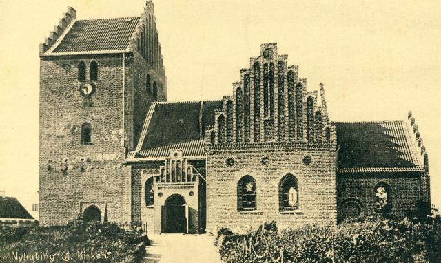 Nykøbing Kirke ca. 1912 (B91098)
