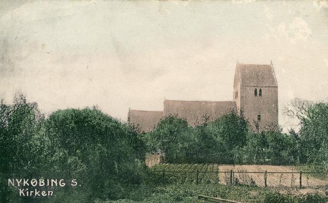 Nykøbing kirke 1912 (B91099)