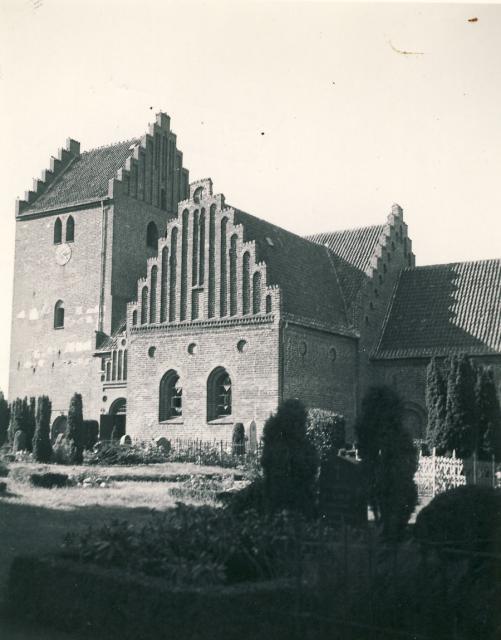 Nykøbing Kirke ca. 1940 (B91204)