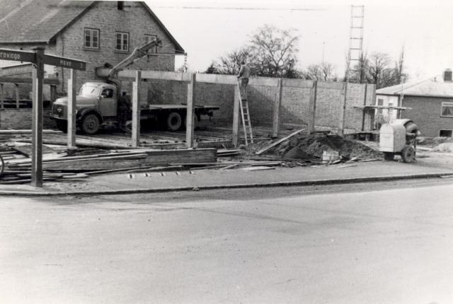 Asnæs Brugsforening under bygning - 1961 (B3584)