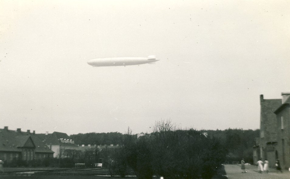 Zeppeliner over Nykøbing Sj. 1931 ( B91257)