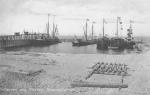 Havnen ved Yderby Skærvefabrik - 1910 til 1914 (B3603)