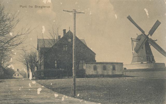 Parti fra Sneglerup - ca. 1920 (B3623)