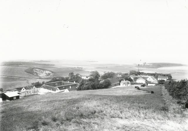 Ordrup set fra Møllebakken - ca. 1920 (B3701)