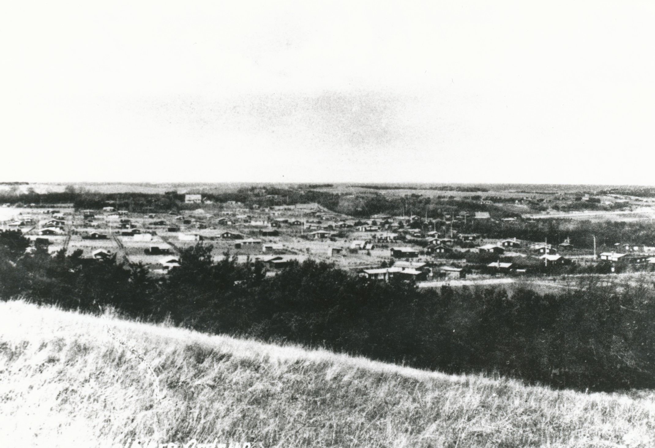Udsigt fra Højbjerg, Ordrup - ca. 1950 (B3746)