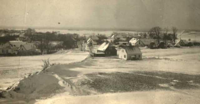 Vinterudsigt over Stenstrup - 1929 (B167)