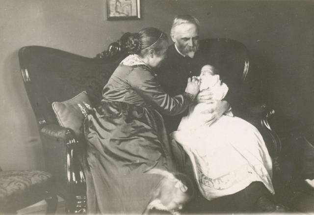 Sigrid Trier og Povl Hansen, Vallekilde - ca. 1925 (B2866)