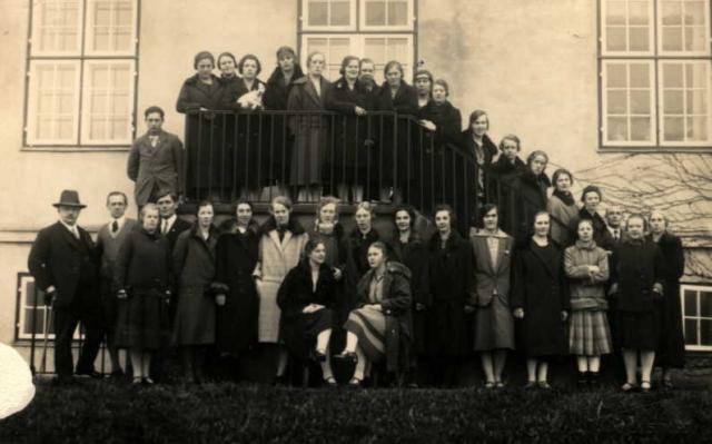 Højskole - Ollerup - år 1927. Bergstrøm Petersen, Eva (B115)