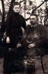 Slagter Peter Eriksen og hustru Cecilie, Sj. Odde - 1910-1920 (B187)