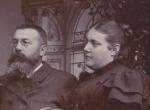 Skovrider Poul Anker August Kofoed (1854-1928) og hustru Fanny Christiane Michelle f. Hanson (1862-1932) - 1898 (B1812)