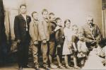 Højskoleforstander Povl Hansen med familie - 1910 (B2706)
