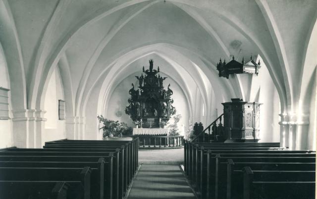 Vig Kirke set indefra - efter 1907 (B4326)