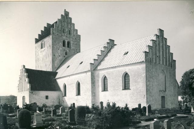 Vig Kirke - ca. 1920 (B4312)