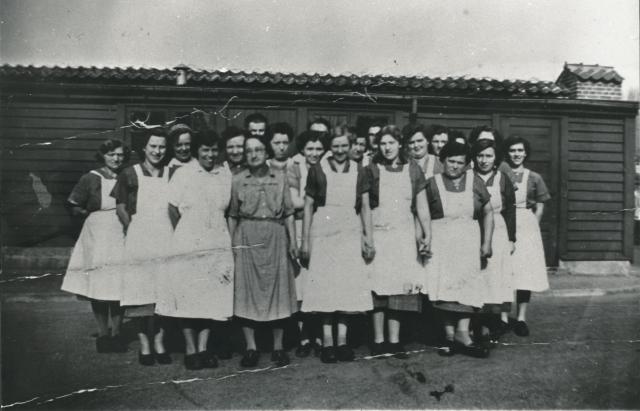 Køkkenpersonale ca. 1955 (B91912)