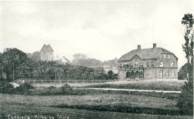 Egebjerg gamle skole - ca. 1906 (B4474)