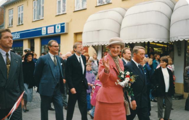 Dronningebesøg 22-09-1993 (B92227)