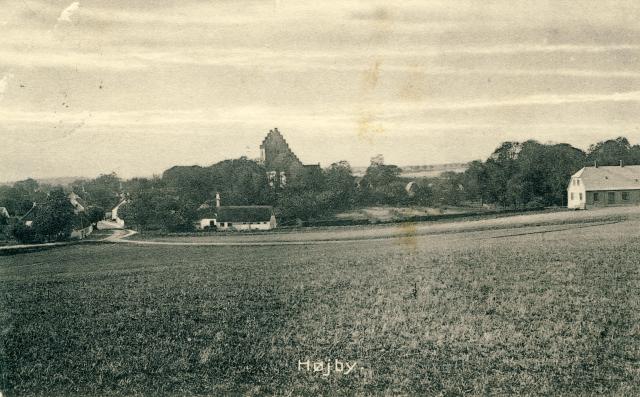 Udsigt til Højby - før 1905 (B4650)