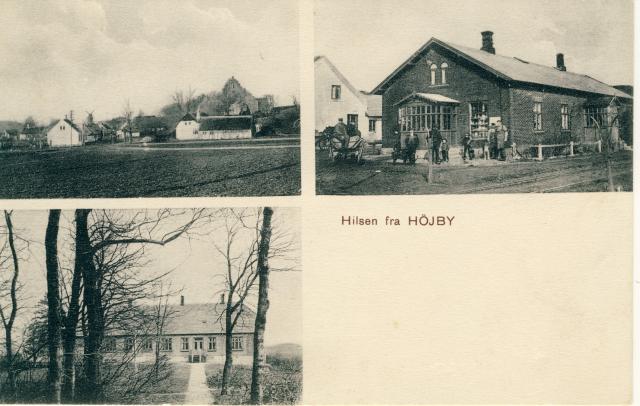 Hilsen fra Höjby - ca. 1910 (B4657)