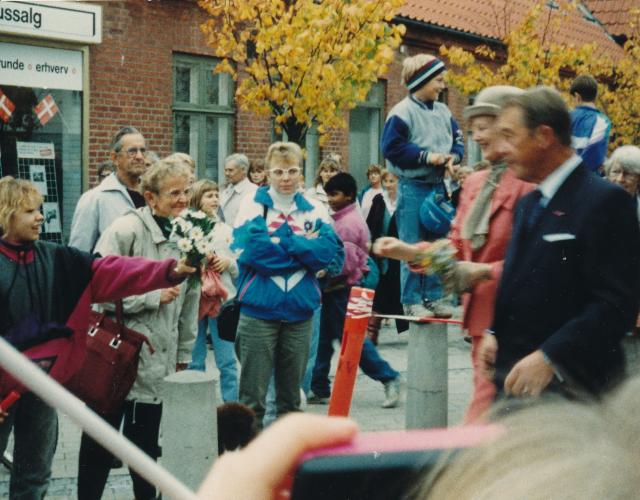 Dronningebesøg 22-09-1993 (B92272)