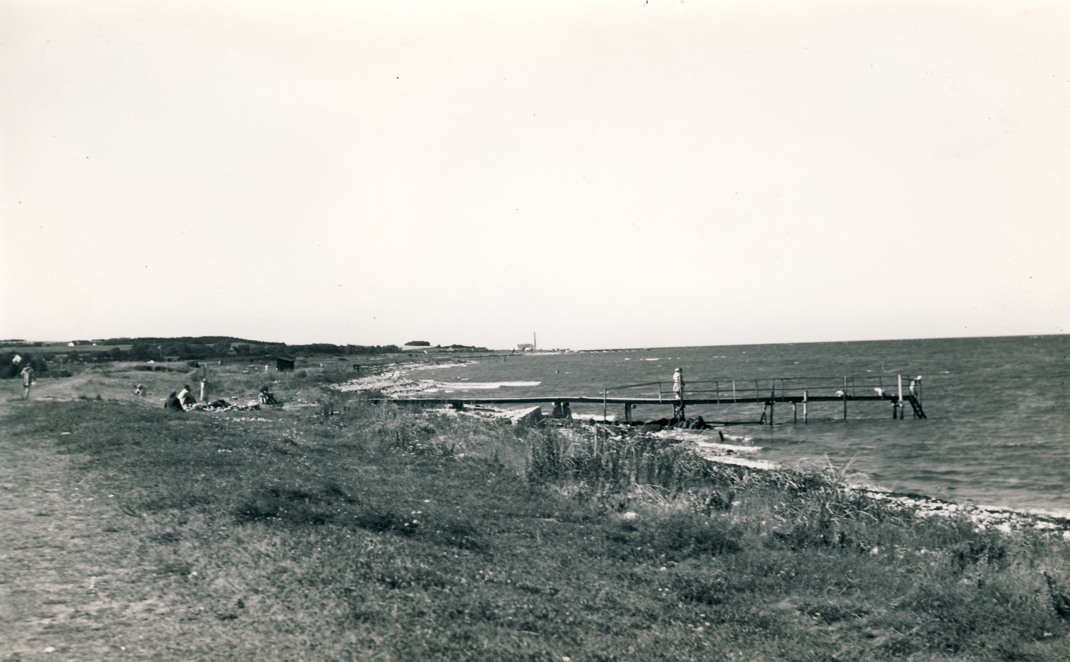 Stranden ved Klint - ca. 1960 (B4949)
