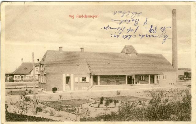Vig Andelsmejeri - ca. 1915 (B5372)