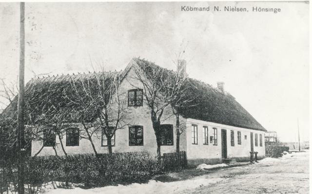 Høkerbutik i Hønsinge - ca. 1910 (B5588)