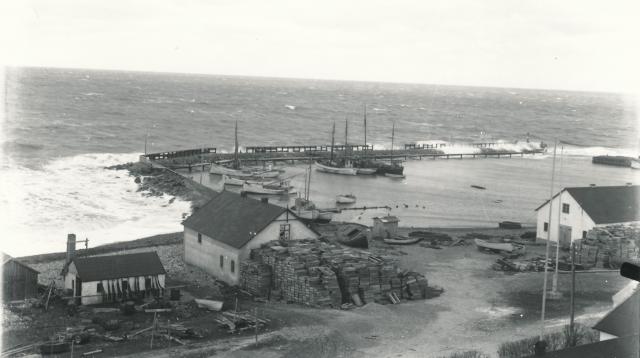Havnen efter stormflod - 1921 (B5717)