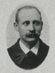 Førstelærer Julius Petersen, Fårevejle skole - ca. 1895 (B5669)
