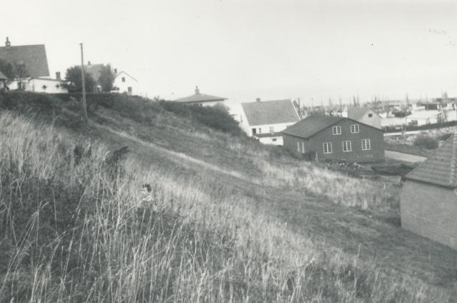 Villaer ved Odden Havn - ca. 1940 (B5738)