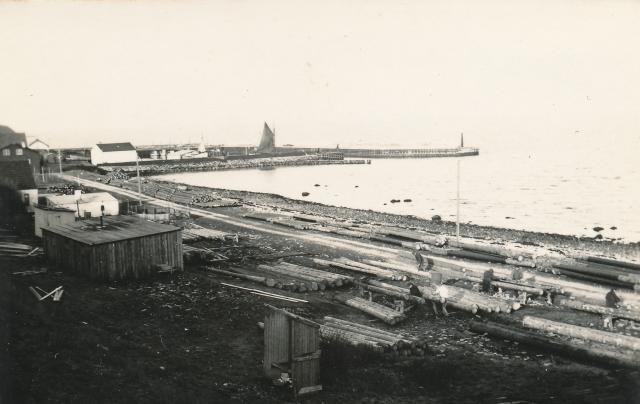 Odden Havn - ca. 1945 (B5747)