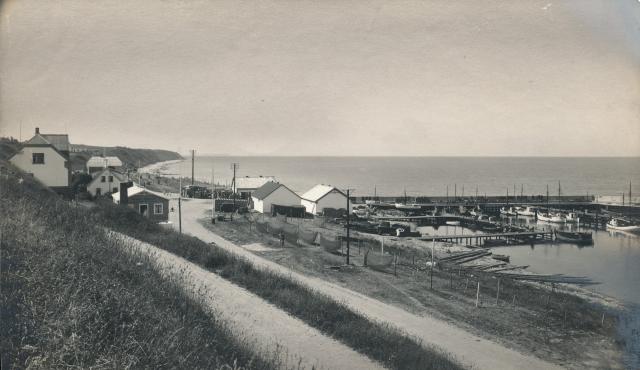 Odden Havn - først i 1930'erne (B5748)