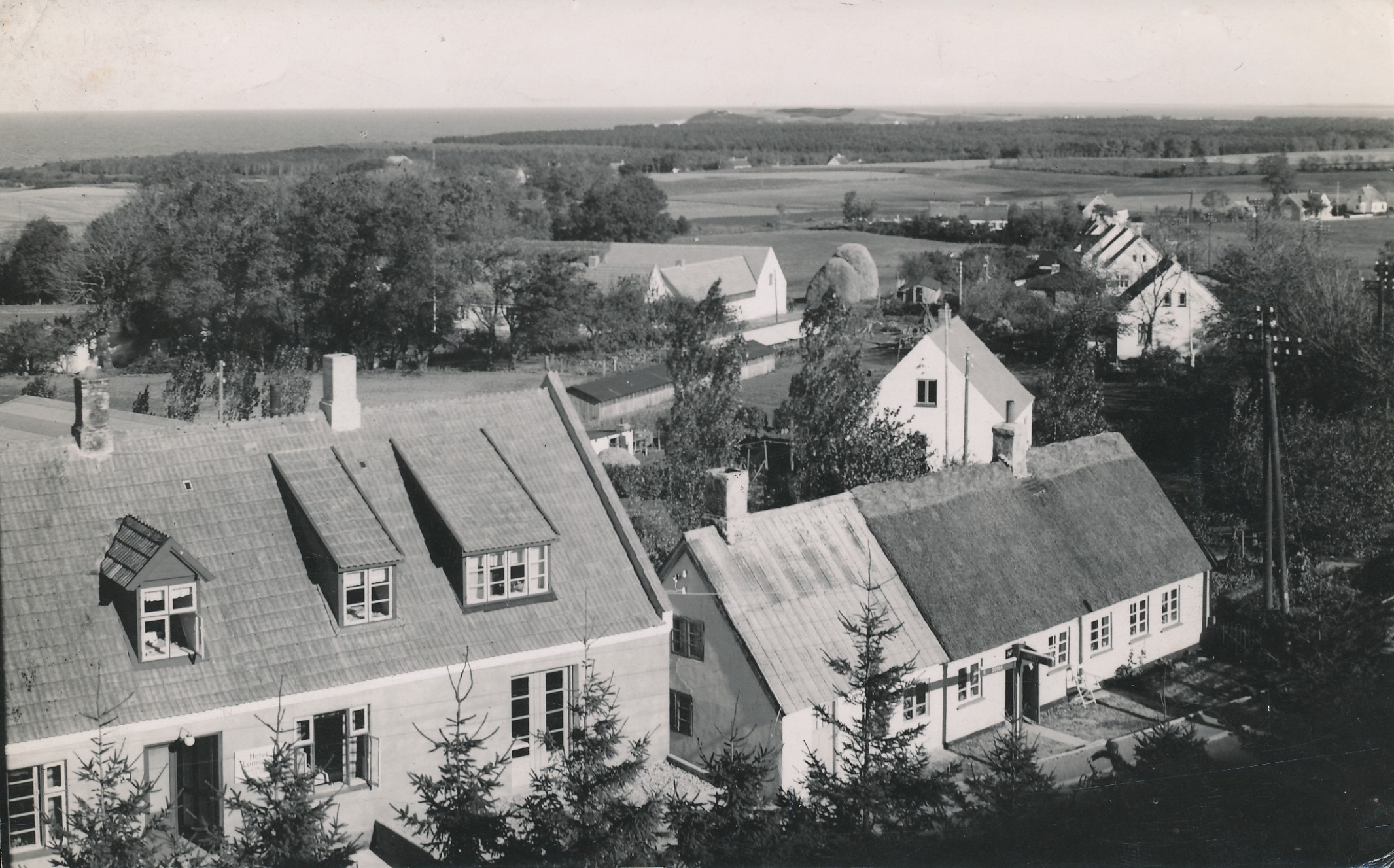 Udsigt over Lumsås - 1945 (B5951)