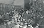 Julefest i Lumsås Forsamlingshus - december 1955 (B5970)